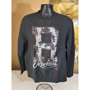Young & Reckless Graphic Print Gray Sweatshirt Men’s Size Large
